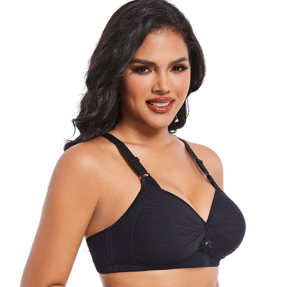 Back Hook Plus Size Push Up Bra