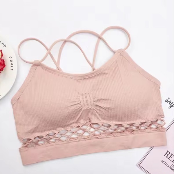 Hollow Suspender Sports Women's Bras Tube Top